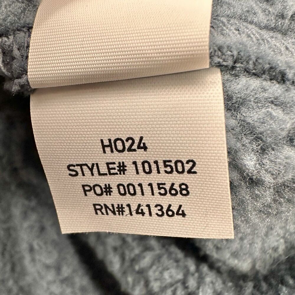 Rhone Fleece Shacket Large Shirt Jacket Indigo Blue Snap NBA All Stars $168 NWT - Picture 11 of 16